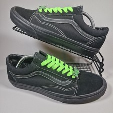 Vans Mens Trainers Old Skool Metal Hyperpop Black Green Trainers Size 8 Shoes