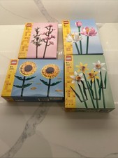 LEGO Botanical Collection Flowers 40647, 40725, 40747 & 40524 **All Complete**