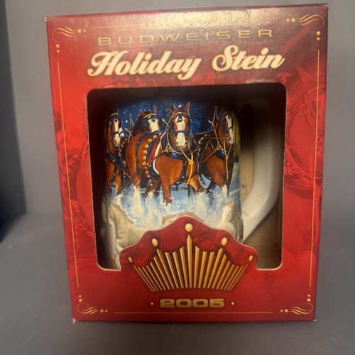 Beer stein budweiser holiday - beer,