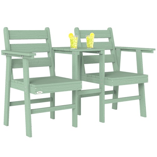 Outsunny garden loveseat - garden,