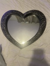 Large Heart Shaped Mirror