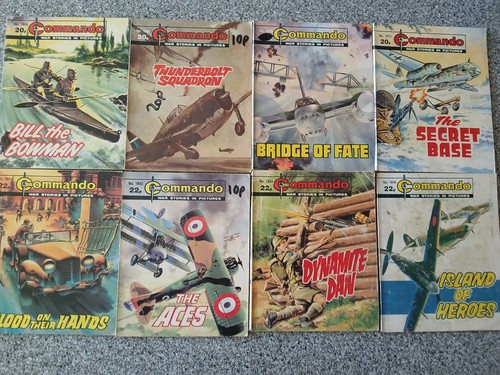 Commando comics job - lot, bundle