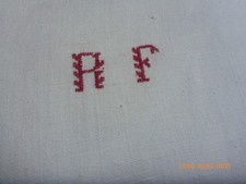 Vintage French Bed Linen Sheet