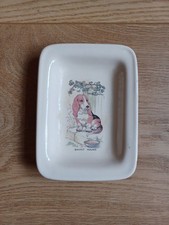 Basset Hound Soap Dish Ceramic Slightly Chipped