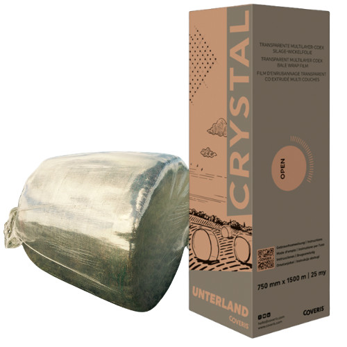 Clear silage wrap 750mm - silage, x