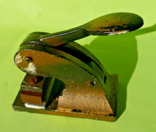 Vintage iron desk address embosser. Berwick on Tweed  Very good condition