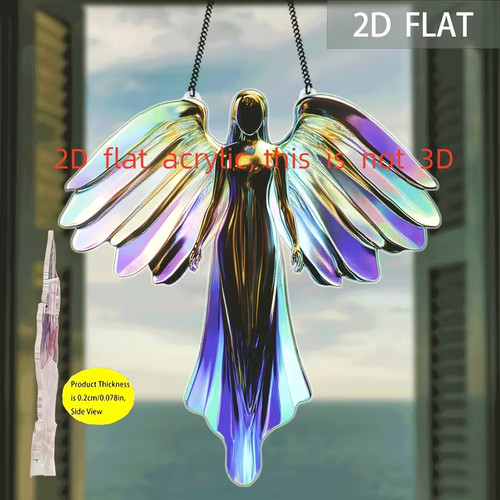 Large angel design suncatcher - angel,