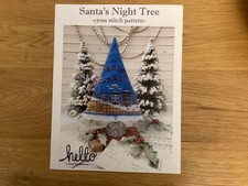 Santa’s Night Tree Cross Stitch Chart By Hello From Liz Mathews