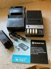 Sanyo M-747 Portable Cassette