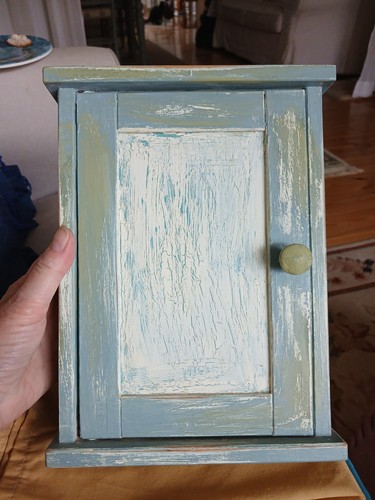 Ikea key box painted wooden - key,