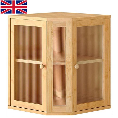 Large bamboo wood bread - wood, bin