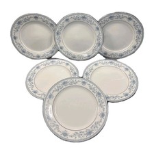 6 x  Noritake Blue Hill Fine China Salad Plates 20.5cm Very Good Cond