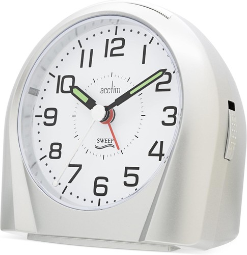Acctim alarm clock silver - clock,