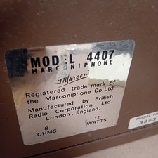 x1 MARCONIPHONE Model 4407