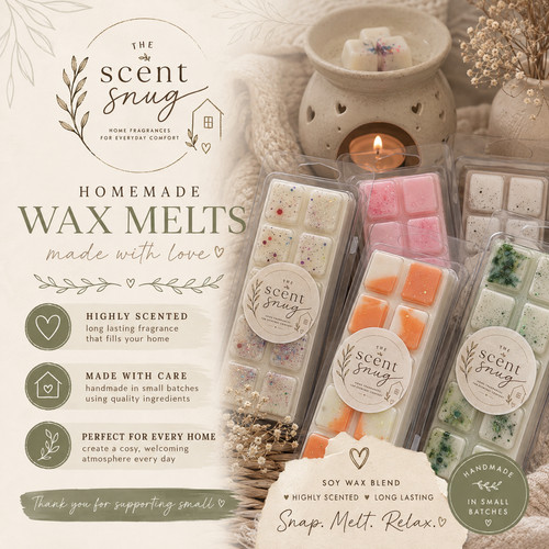 Wax melts snap bars - melts, assorted
