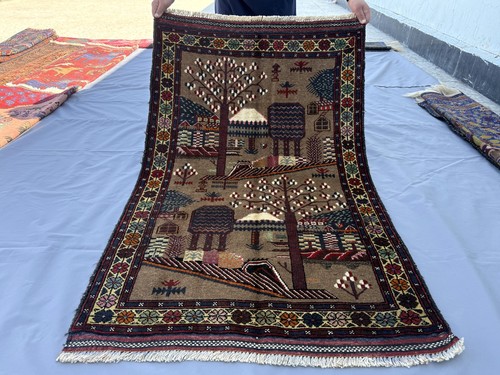 Fine vintage afghan baluchi - vintage,