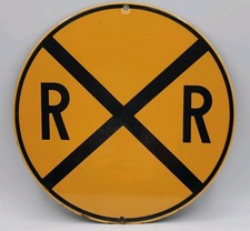 Vintage Railroad Crossing RR