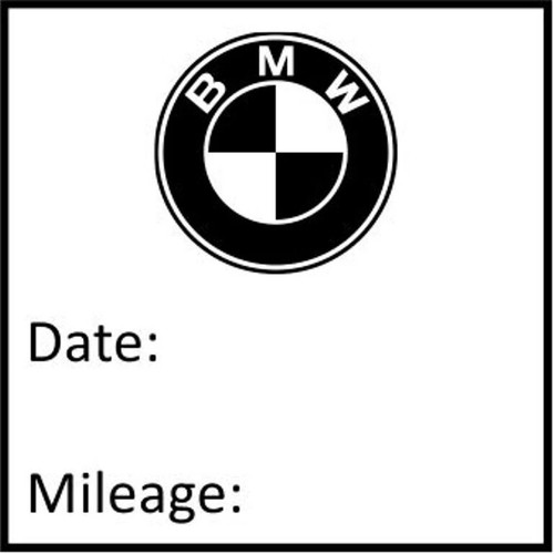 Bmw pre ink customizable stamp - bmw,