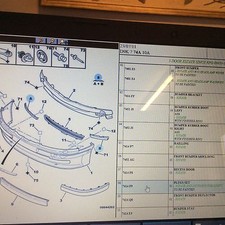 PEUGEOT 406 MKII FRONT BUMPER PLUG SET Primer 7414P9 9630405670 9630405770
