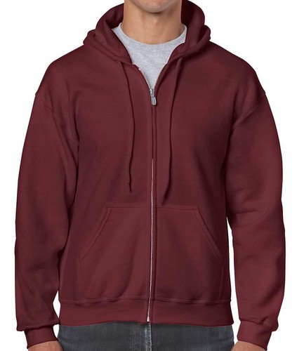 Gildan heavy full zip - full, hoodie