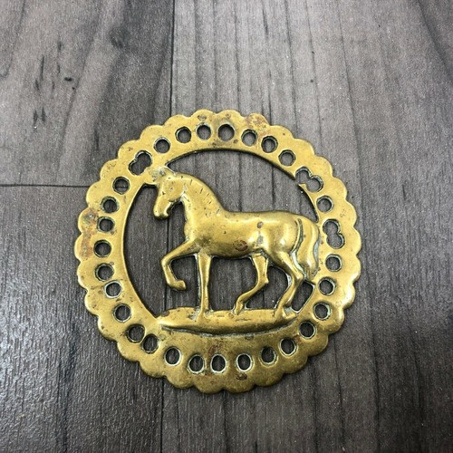 Brass horse cog - horse,