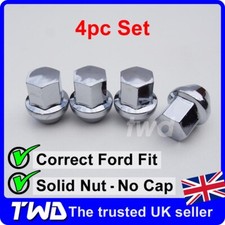 4x WHEEL NUTS - FORD FIESTA