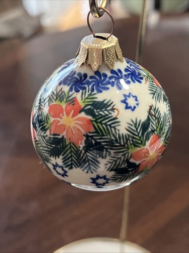 Polish pottery ceramic hanging - ceramic,