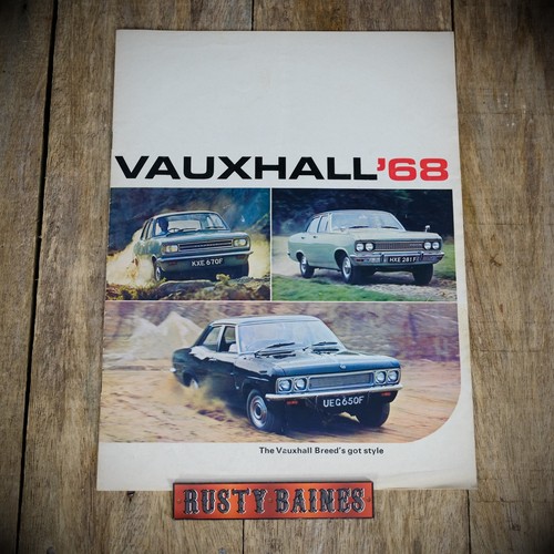 Vintage car brochure - vintage,
