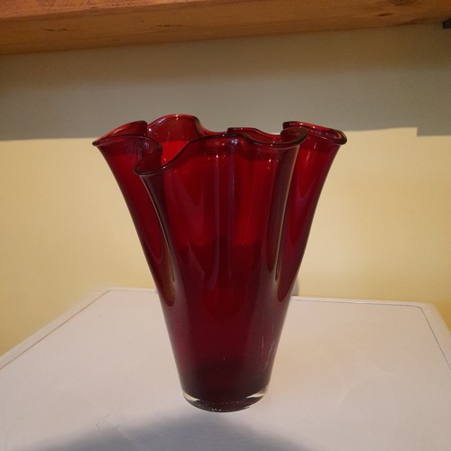 Decorative ruby red handblown - ruby,