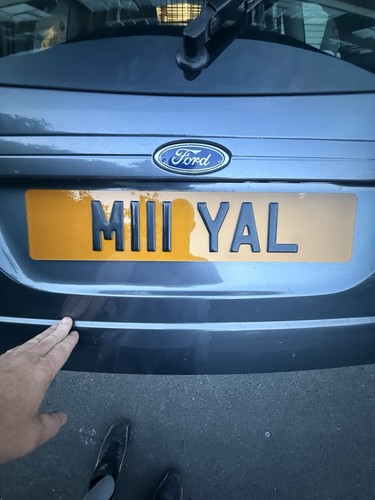 Private number plate m111y - m111y, al