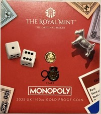 Monopoly 2025 1/40oz 24k Gold