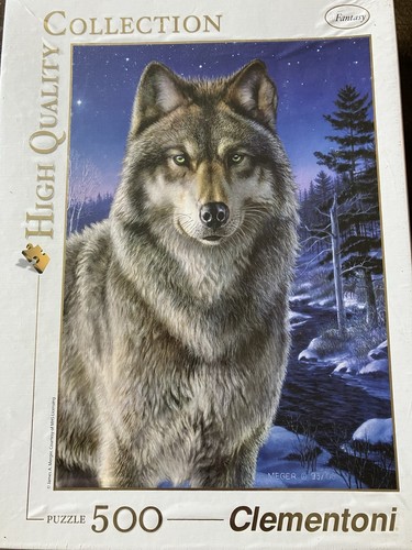 Clementoni night watch wolf - night,