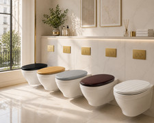 Soft Close Toilet Seat Wooden