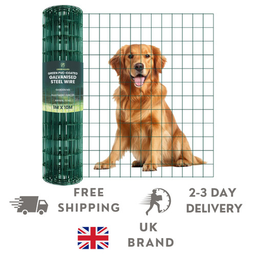Green haven metal chicken wire - green,