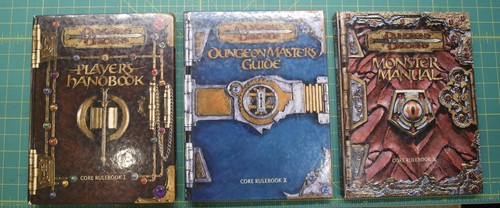 3rd core rulebooks i - d&d, ed