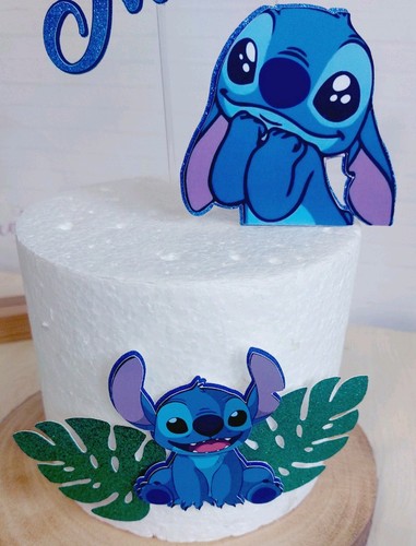 Personalised stitch cake - personalised,