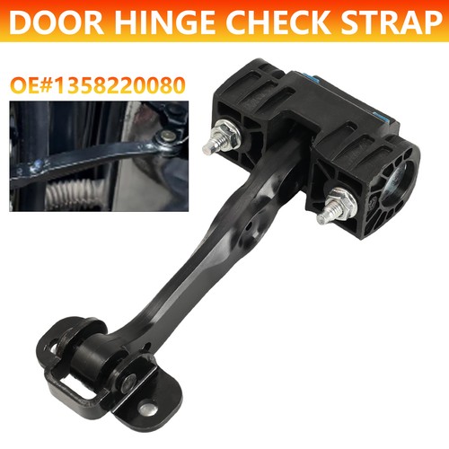 Front door hinge - check, strap