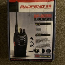 2PCS Baofeng BF-888S Walkie Talkie 400-470MHz Two-way Radio Earpiece 16 Channels