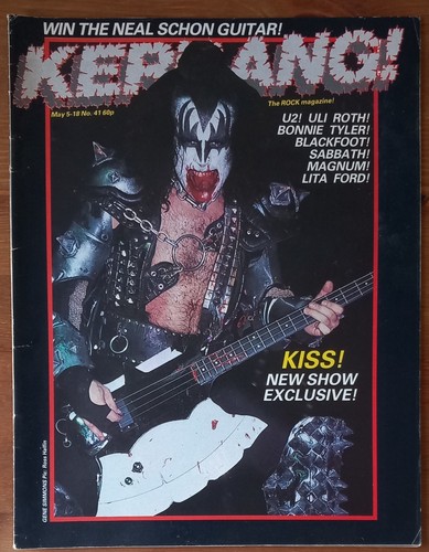 Vintage kerrang magazine - kerrang,