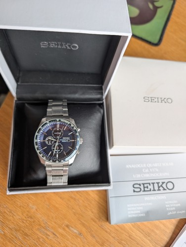 Seiko chronograph solar - seiko,