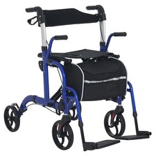 HOMCOM 2 in 1 Wheelchair &