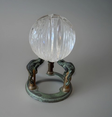 Vtg frogs patinated - patinated, &