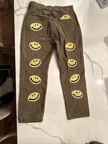 Kapital smiley face pants - face, size