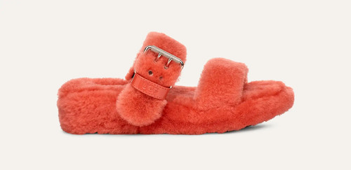 Ugg coral mariposa fuzz yeah - coral,