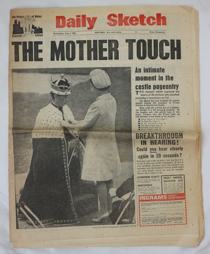 Vintage newspaper daily - daily, sketch