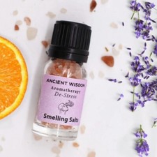 AW Aromatherapy Himalayan Salt & Essential Oils Smelling Salts - DE-STRESS
