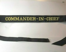 royal Navy Cap Tally Commander