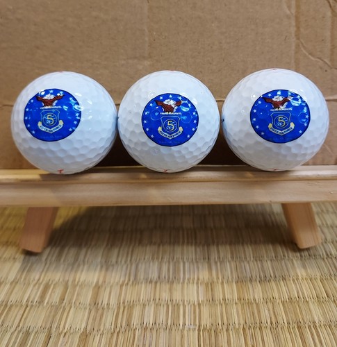 Three logo golf balls - golf,