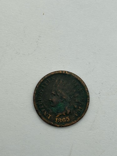 1865 indian cent - cent, vf
