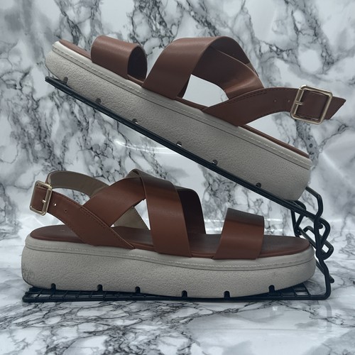 Sandals tan brown faux - tu,